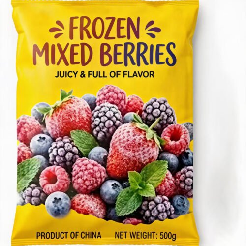 Frozen Mixed Berries Wholesale | 100% Natural Fresh Blackberry Blueberry Raspberry Strawberry Mix for Smoothies Jam & Bakery