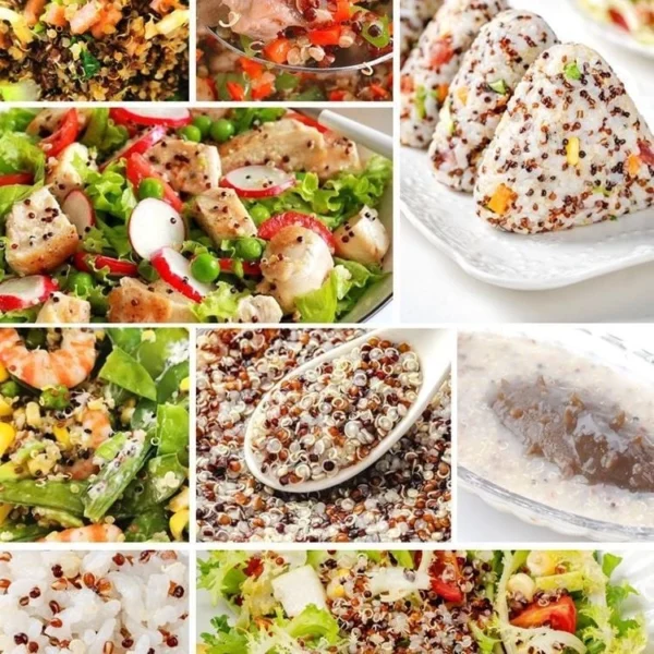 Foodco Tri-Colour Quinoa Blend – Red, Black & White Quinoa Healthy Rice Superfood