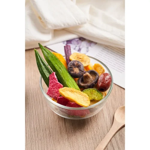 Crispy Dried Okra & Vegetable Snack – Healthy Ready-to-Eat Diet Snack