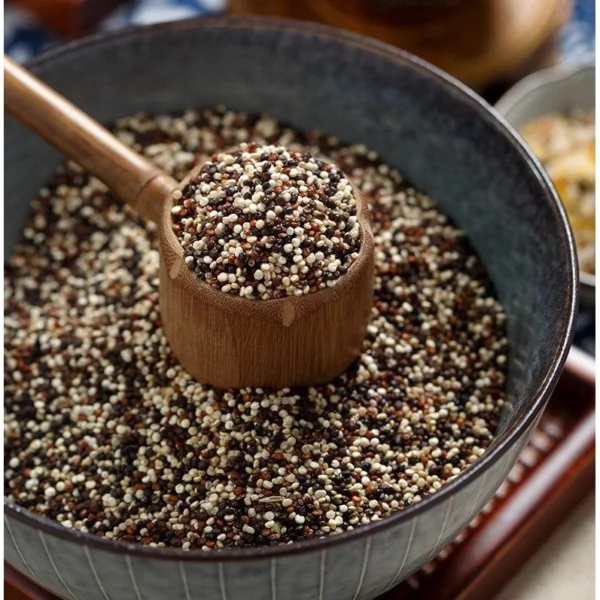 Organic Quinoa Tri-colour Raw Mix (Pearl White Quinoa/Brown Quinoa/Black Quinoa)